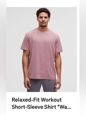Lululemon relaxed fit workout shirt *enzyme dye
